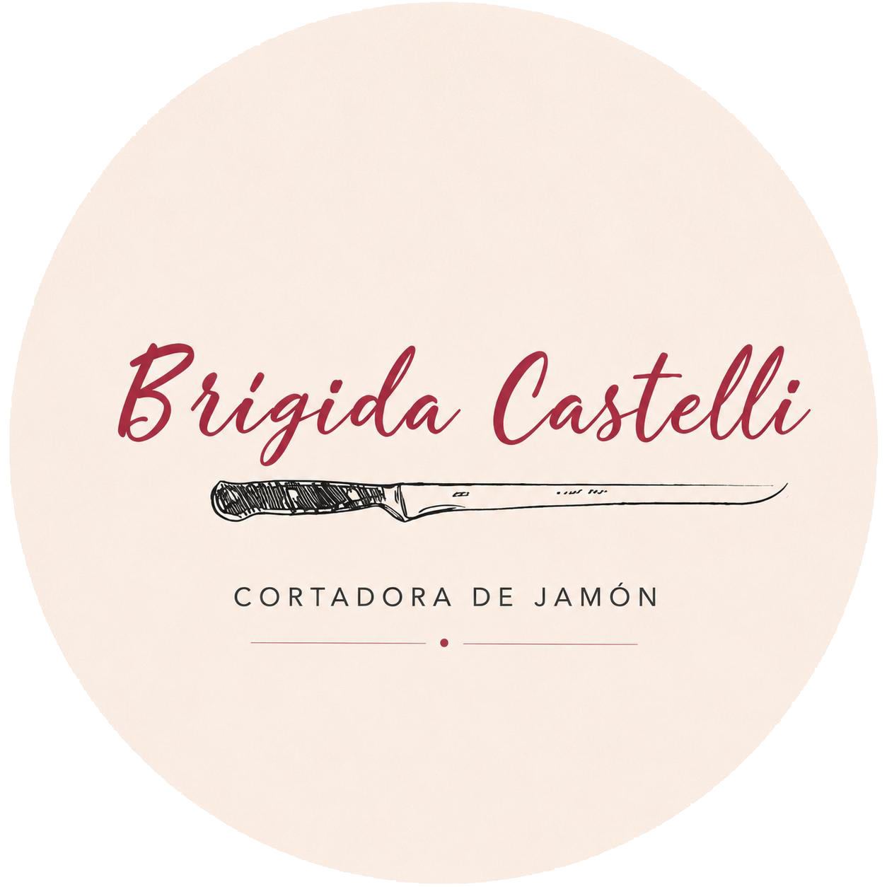 Brigida Castelli, cortadora de jamón